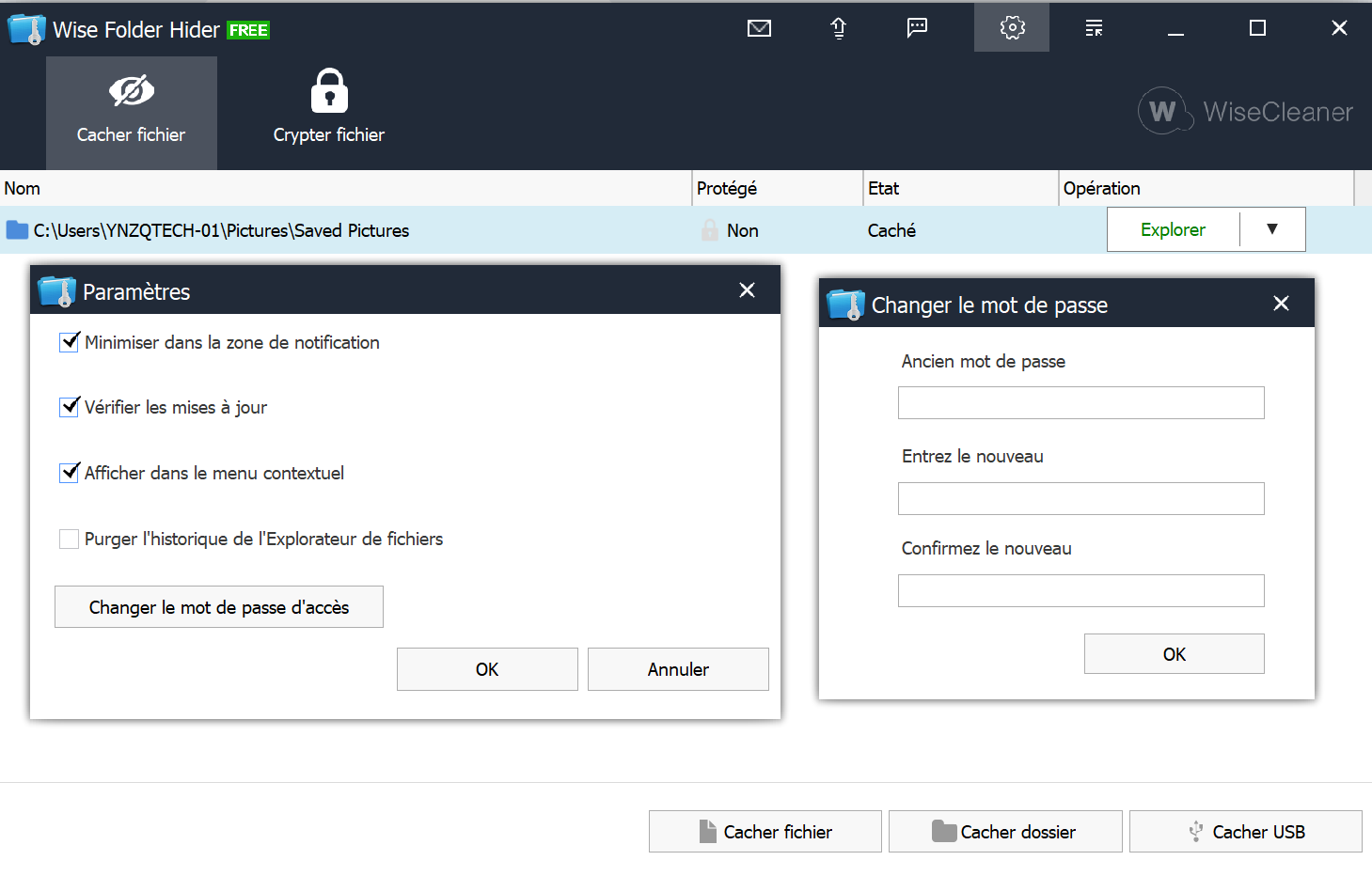 change password